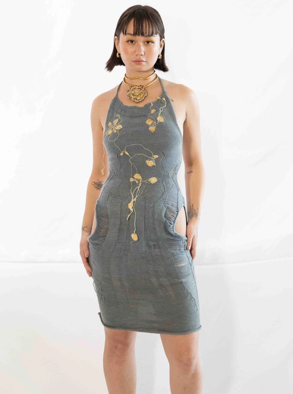 Saturday Indigo Silk Cocoon Dress