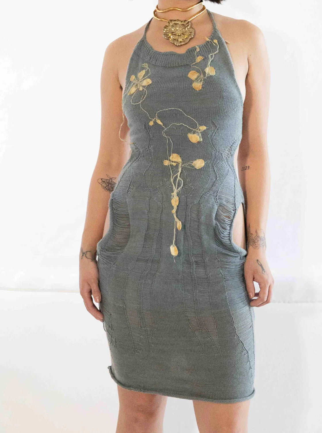 Saturday Indigo Silk Cocoon Dress