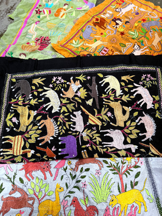 Black Wildscape Tapestry