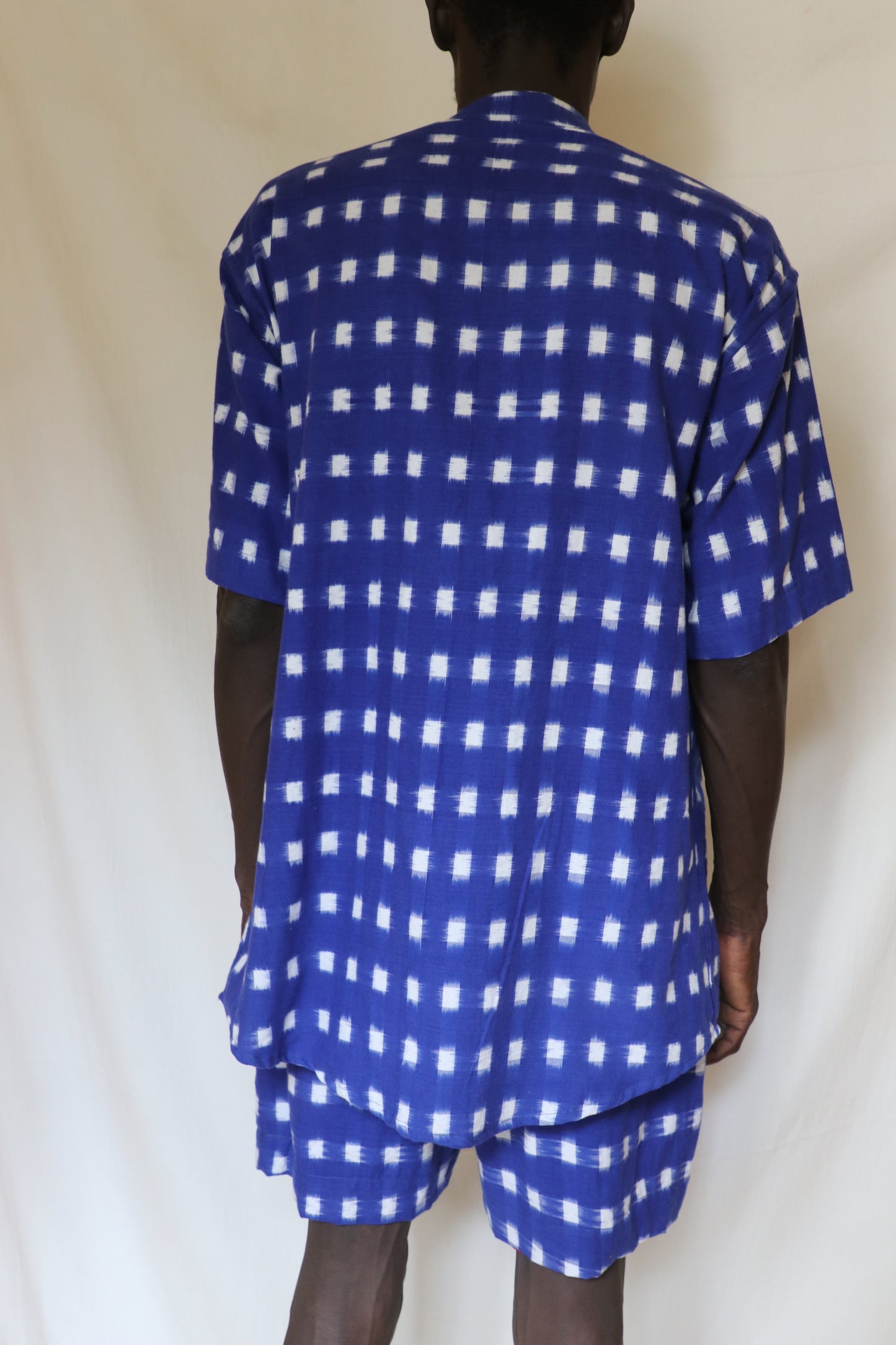 Blue check short