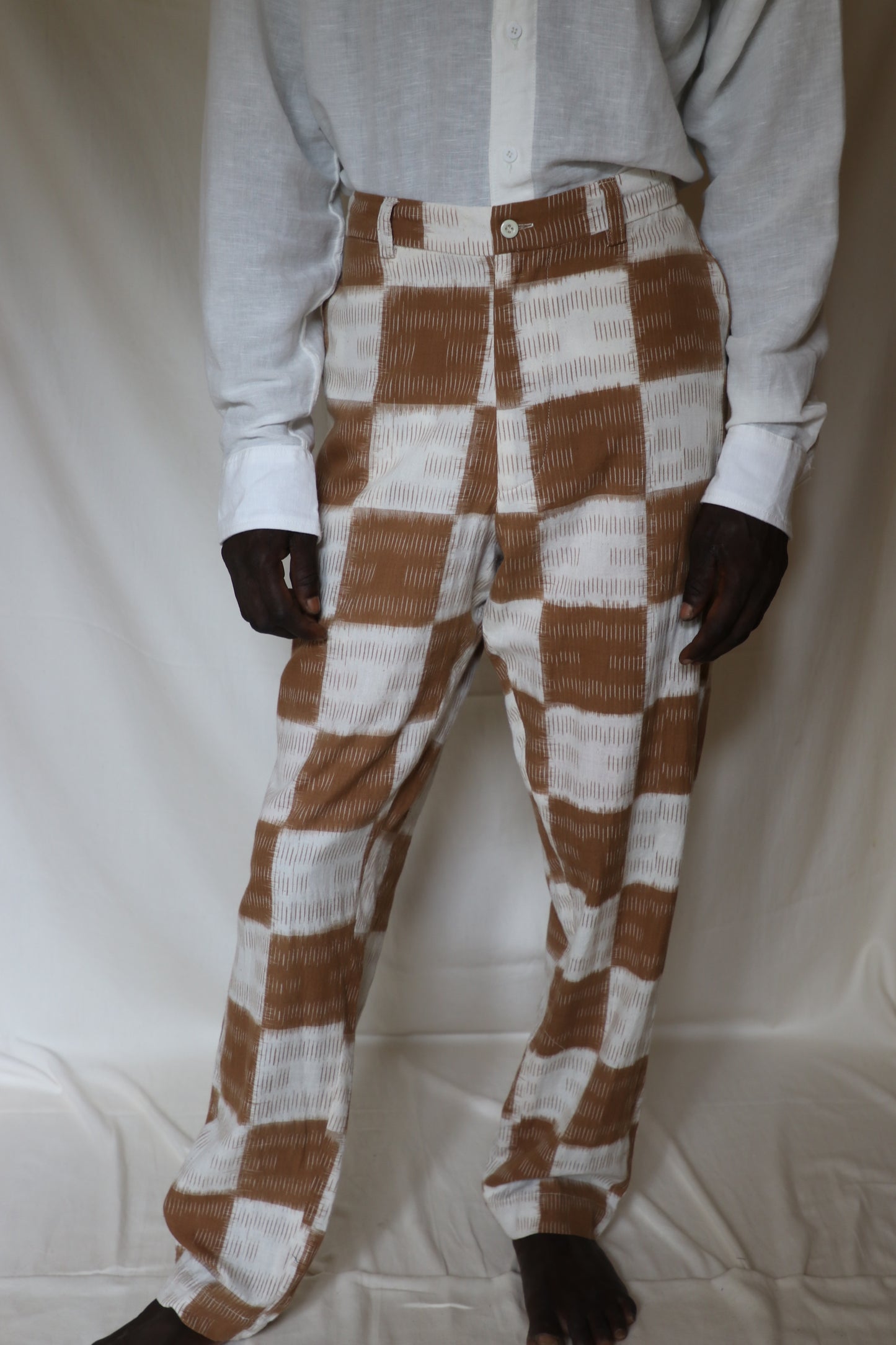 Brown Check trouser