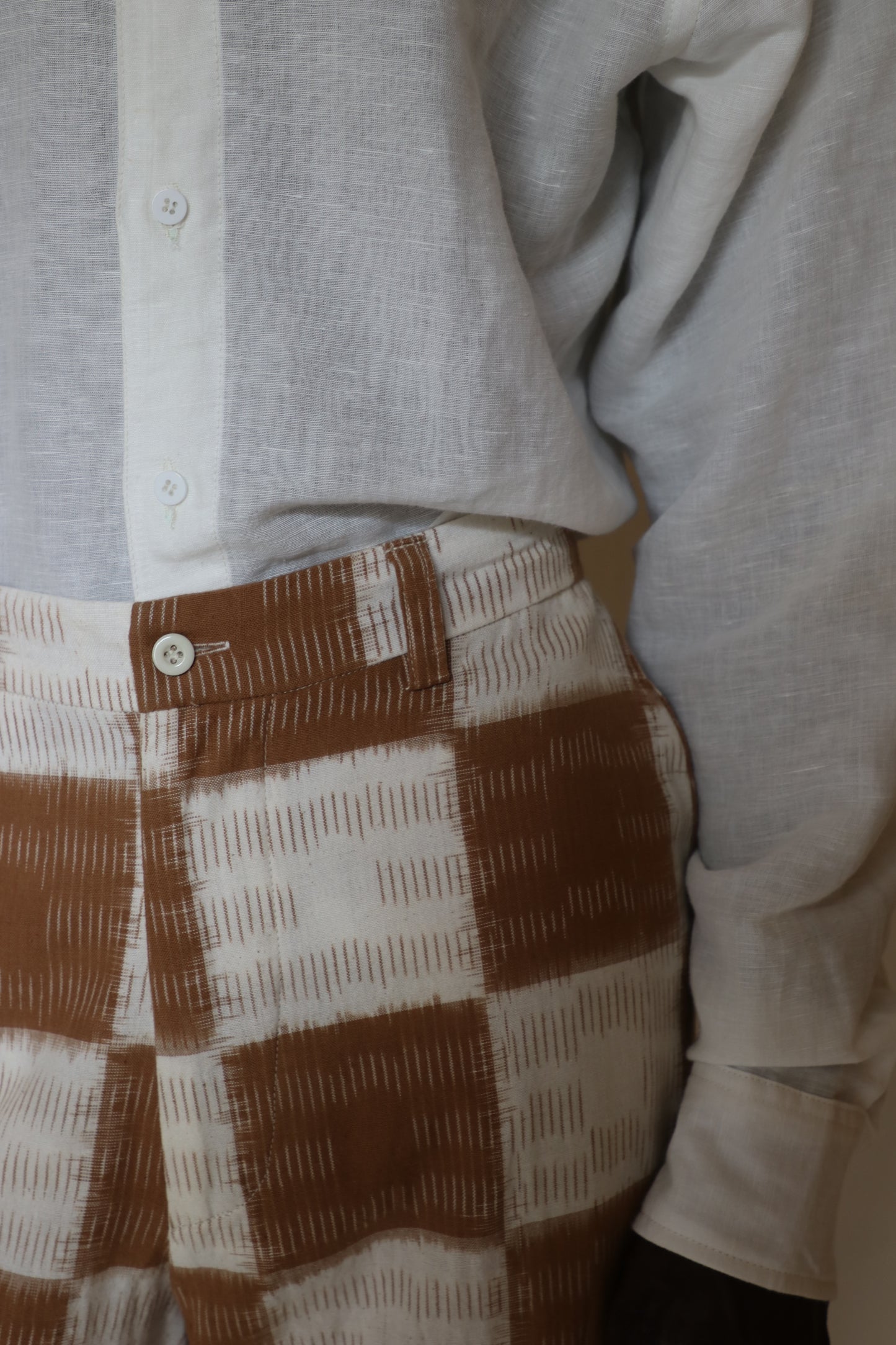 Brown Check trouser