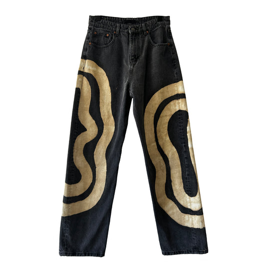 Inperfect Denim Circle Pants
