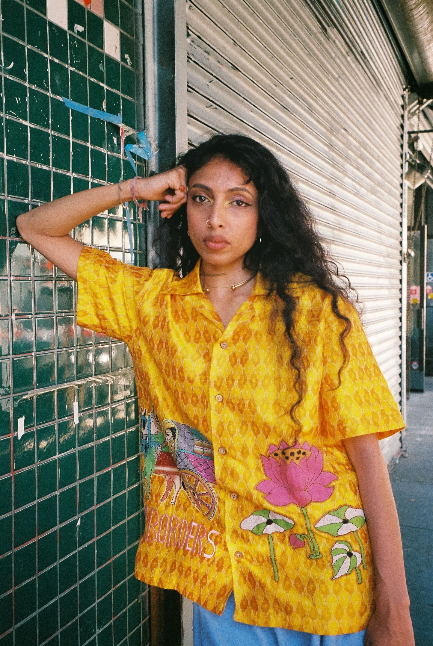 Ikat Kantha Love Story shirt