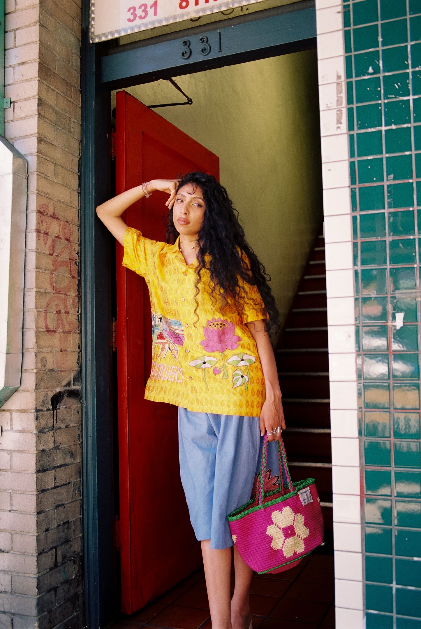 Ikat Kantha Love Story shirt