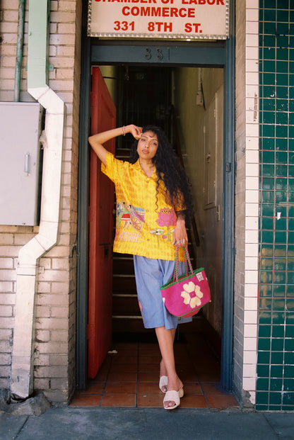 Ikat Kantha Love Story shirt