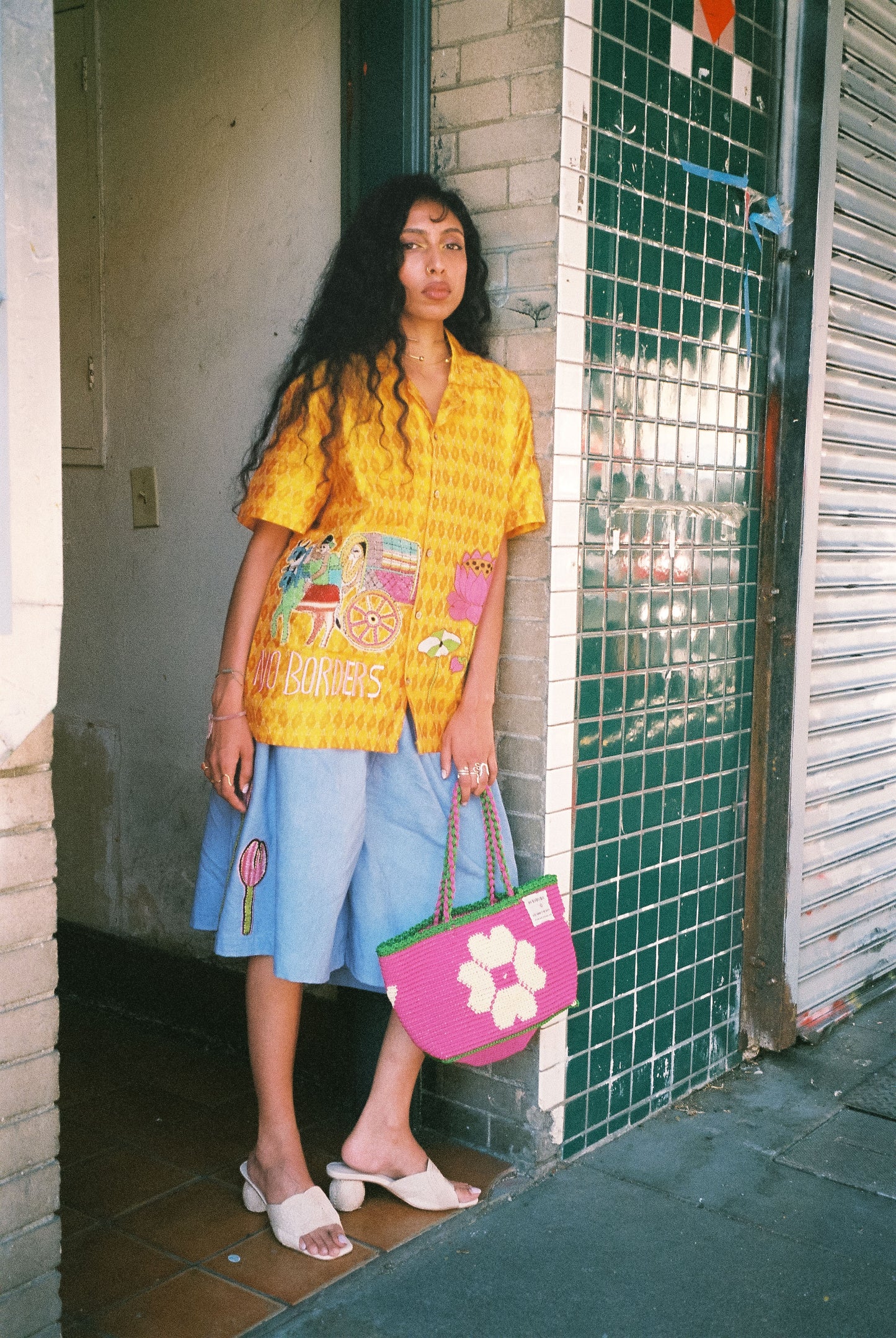 Ikat Kantha Love Story shirt