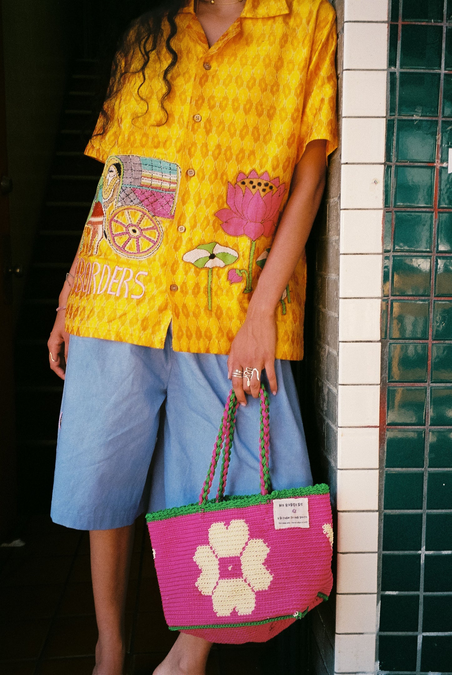 Ikat Kantha Love Story shirt