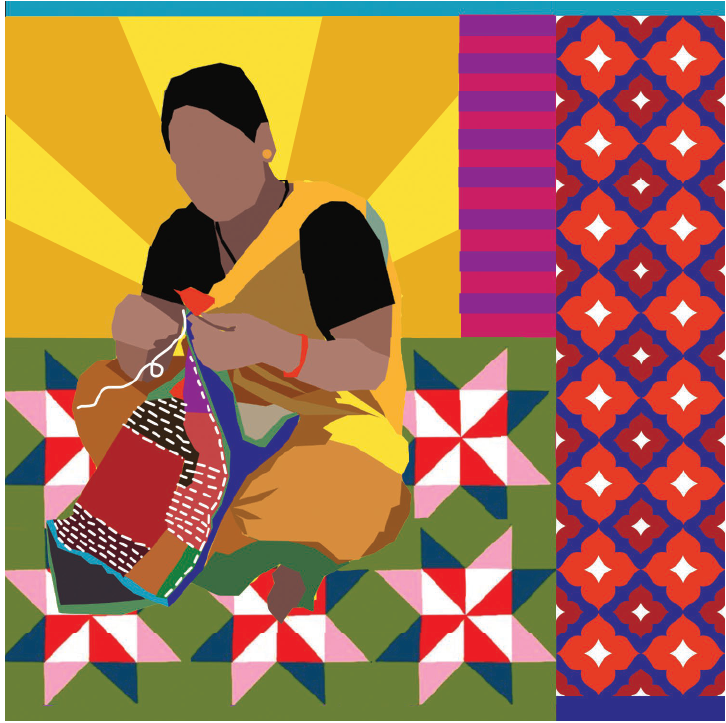 Kowdi Woman (Square Art Print)