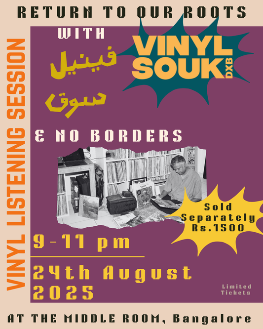 No Borders x Vinyl souk listening session with Jayesh