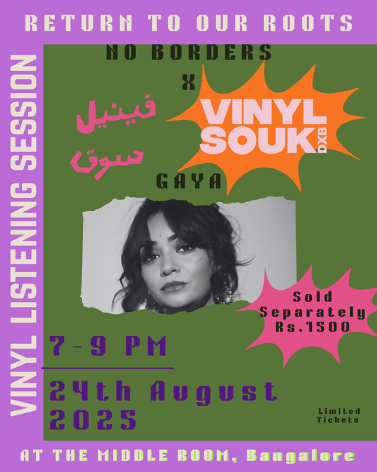 Vinyl Listening Session with Vinyl Souk & Gaya