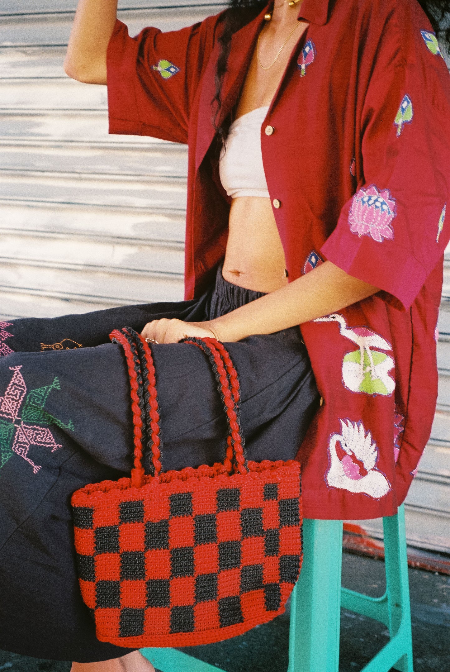Kantha Lotus Shirt