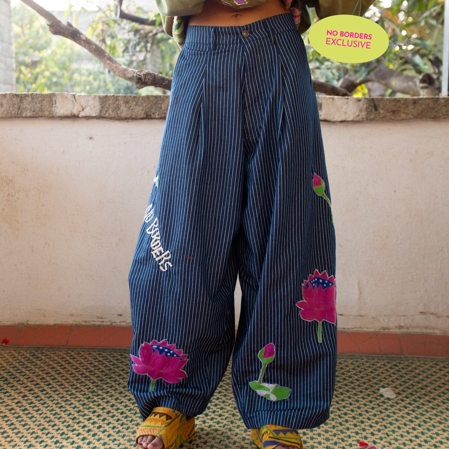No Borders x Our Own Pace pants