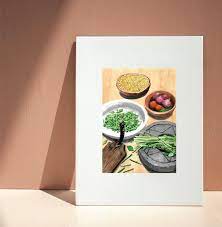 Wall Art For Your Kitchen | Palak Dal