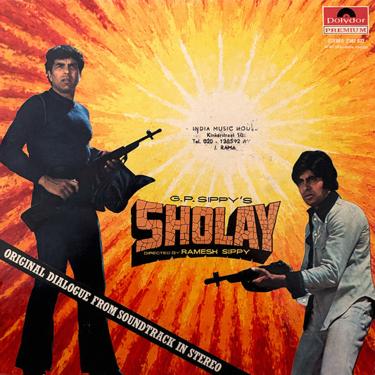R. D. Burman ‎– Sholay (Sound And Dialogue Album)