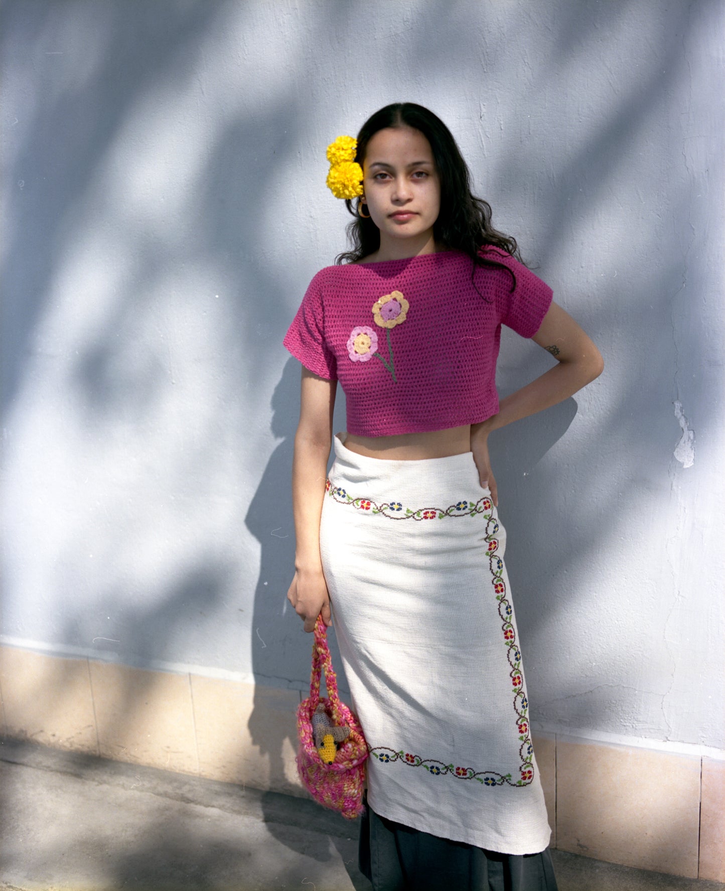 Buransh - crochet crop top