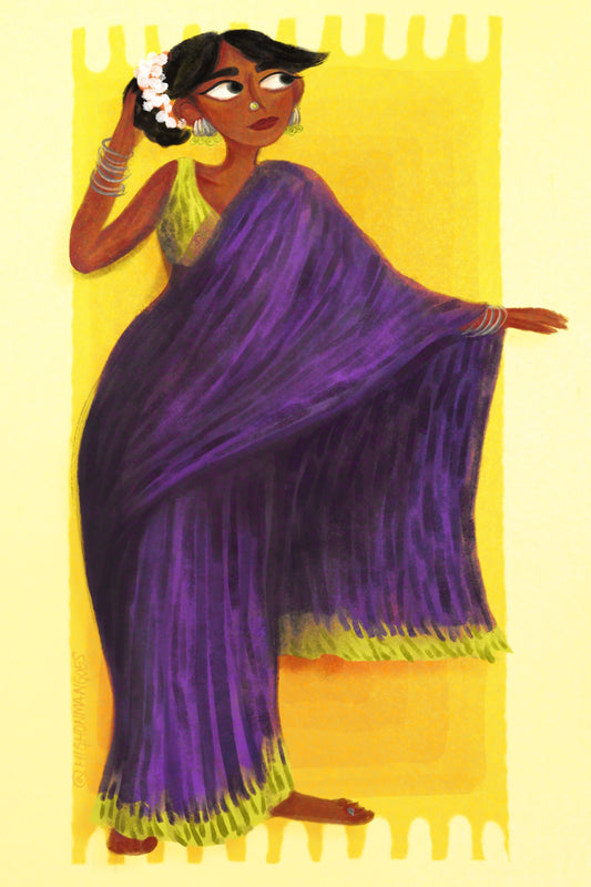 Saree & Gajra I