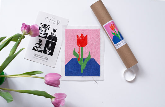 The Scarlet Rise (DIY Needlepoint Full Kit)
