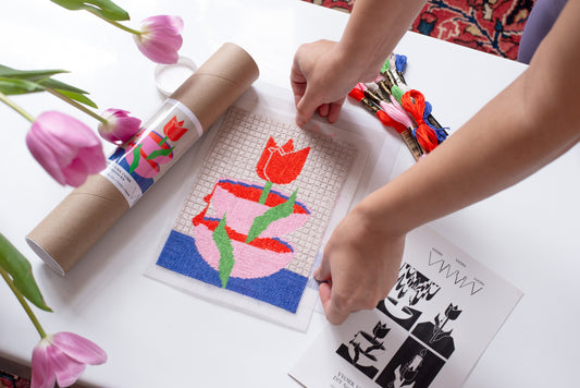 Memory in Bloom (DIY Needlepoint Full Kit)