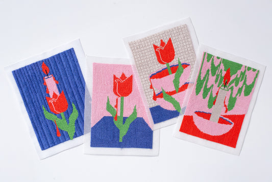 Stillness in Thread  (DIY Needlepoint Full Kit)