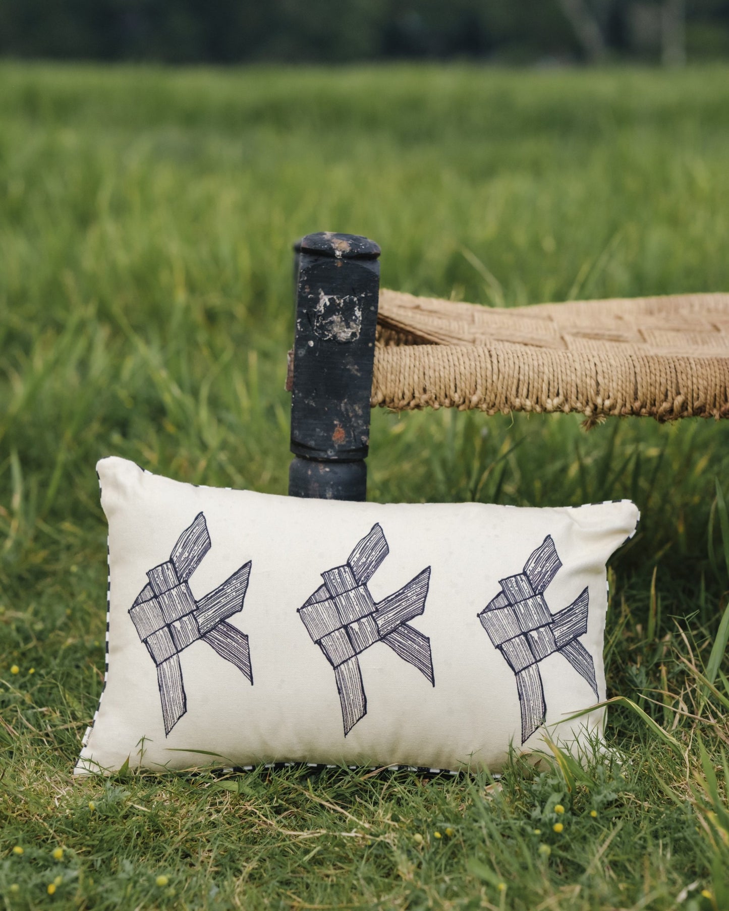 Raja, Rani and Theyam cushion (Set of 3)