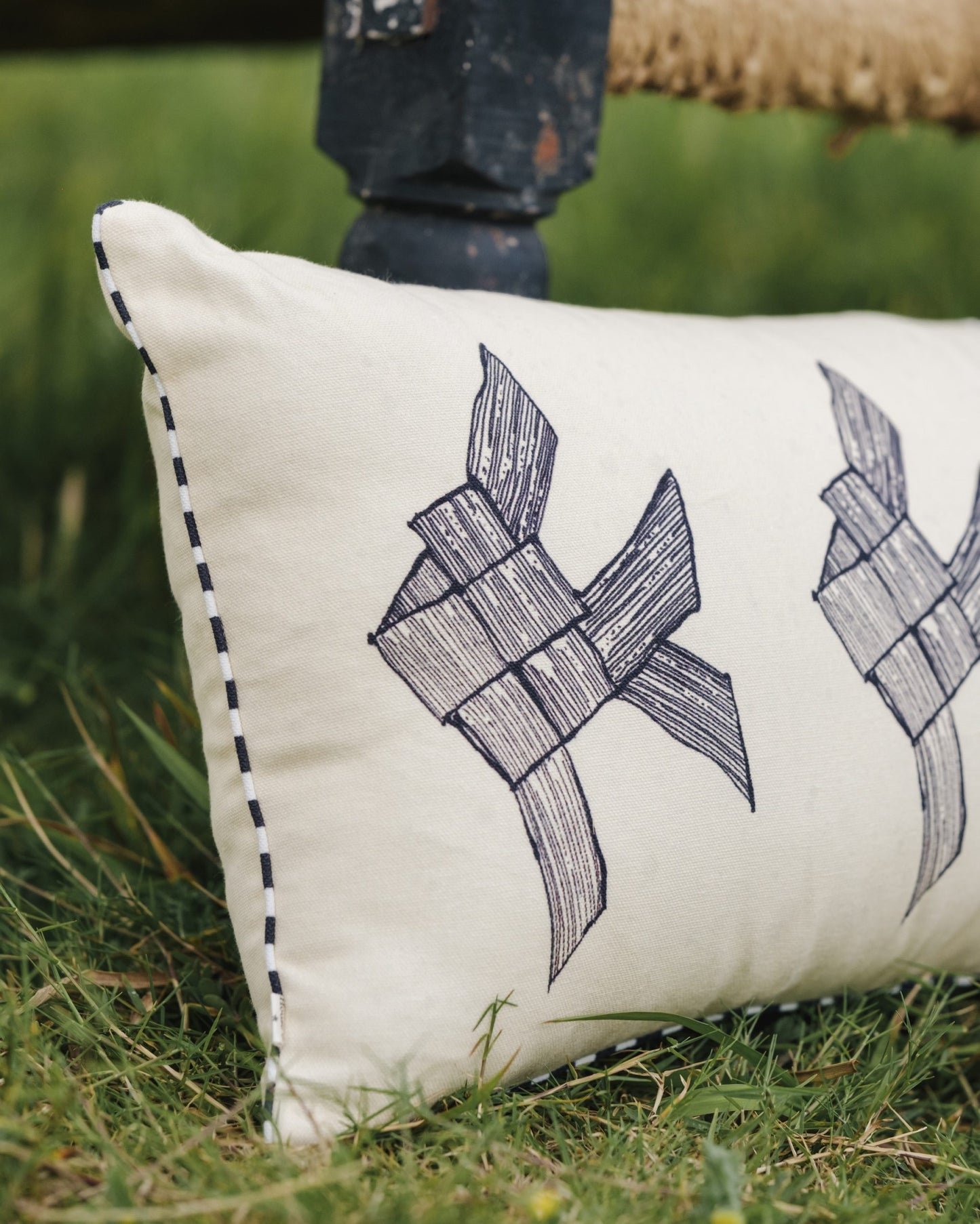 Raja, Rani and Theyam cushion (Set of 3)
