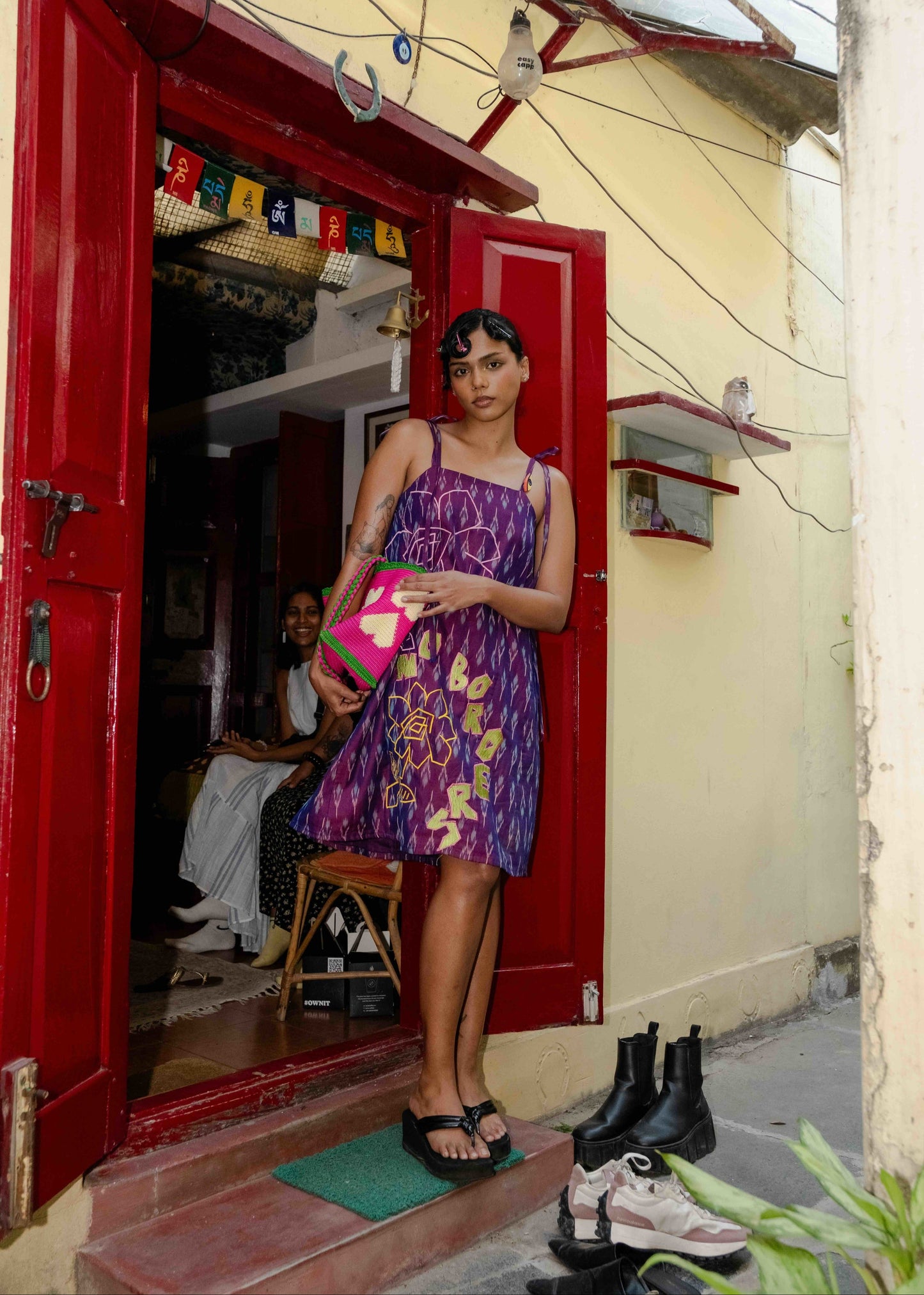 Let love grow Ikat Dress