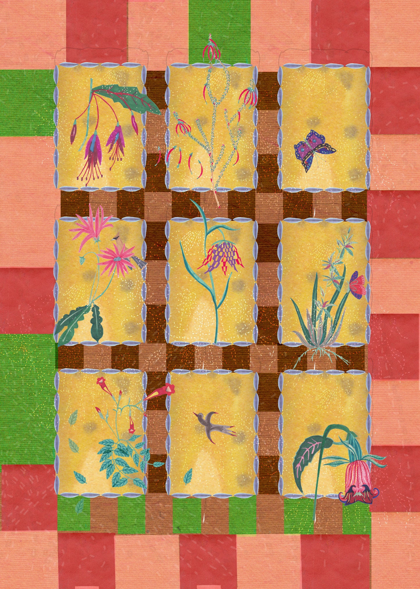 Salt Water (Quilt series), 2021