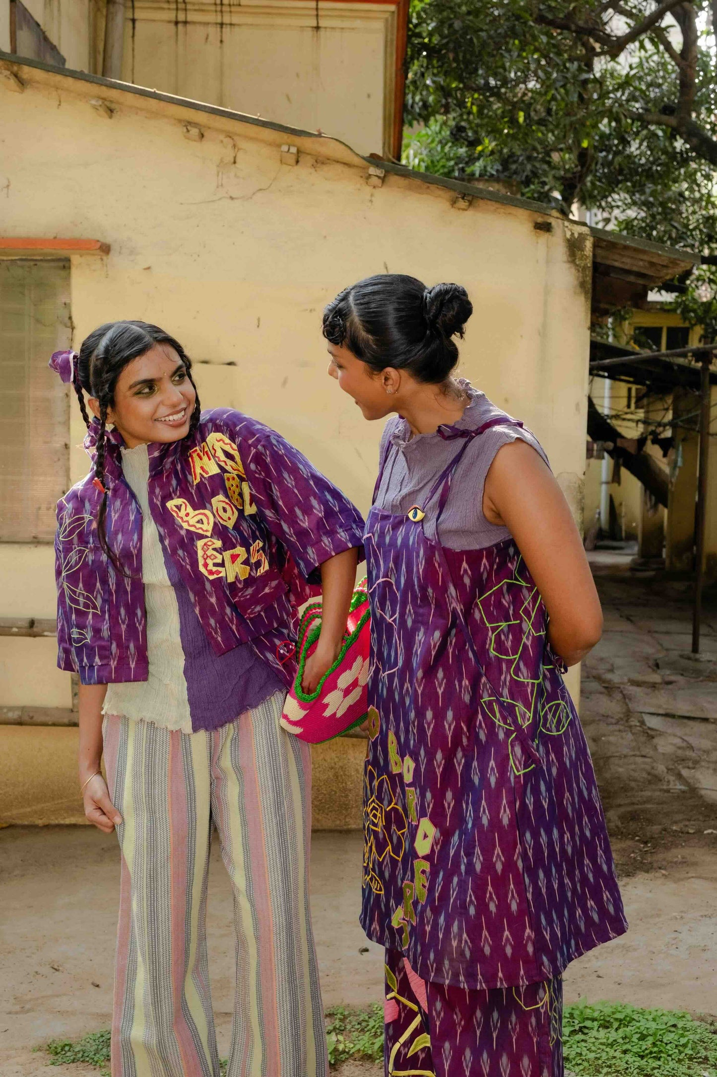 Let Love Grow Ikat Dress & Pant Co-ord Set