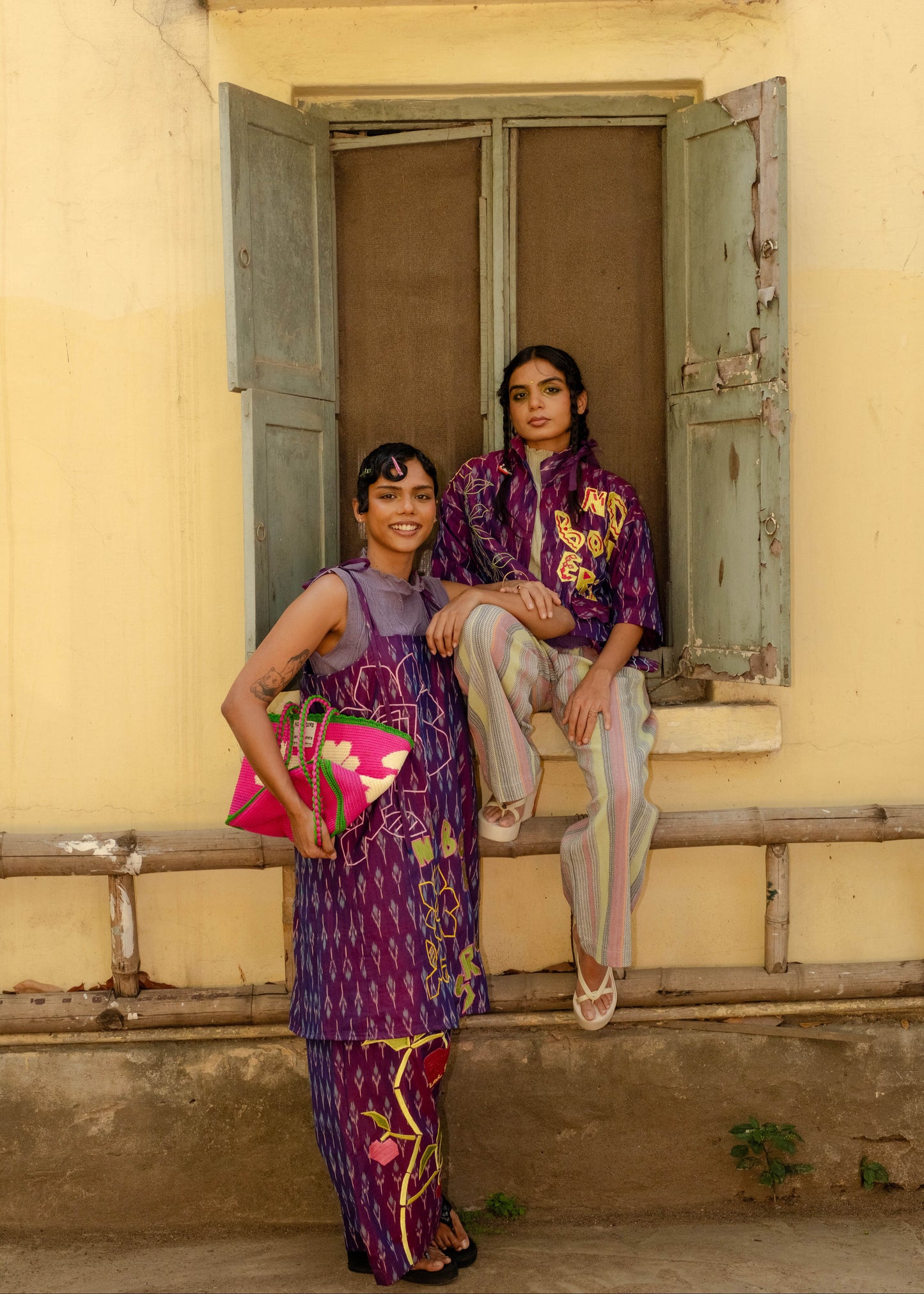 Let love grow Ikat Pants