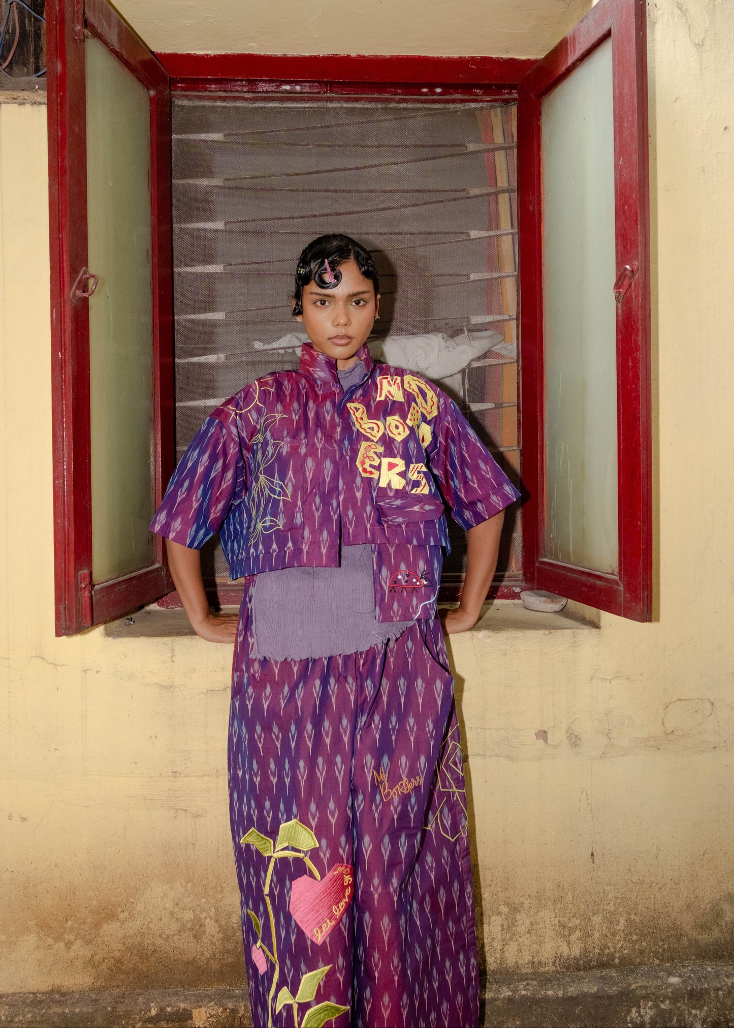 Let love grow Ikat Pants