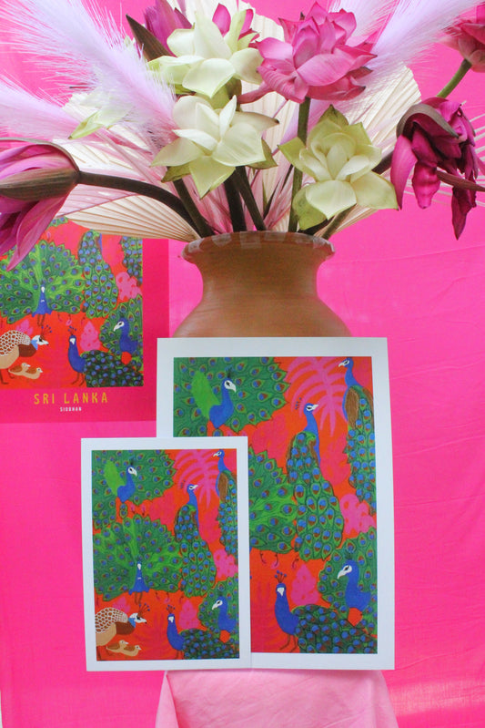 Peacock Print