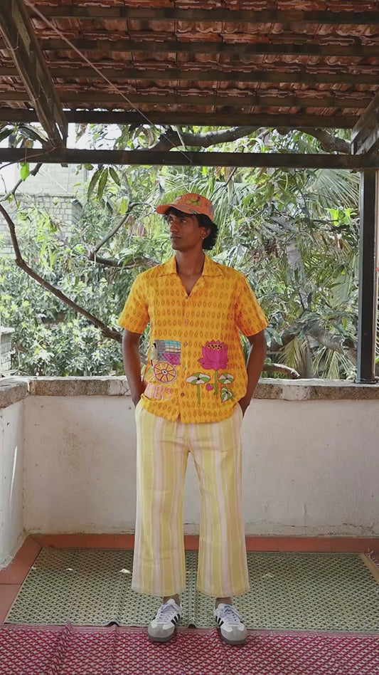 Ikat Kantha Love Story shirt
