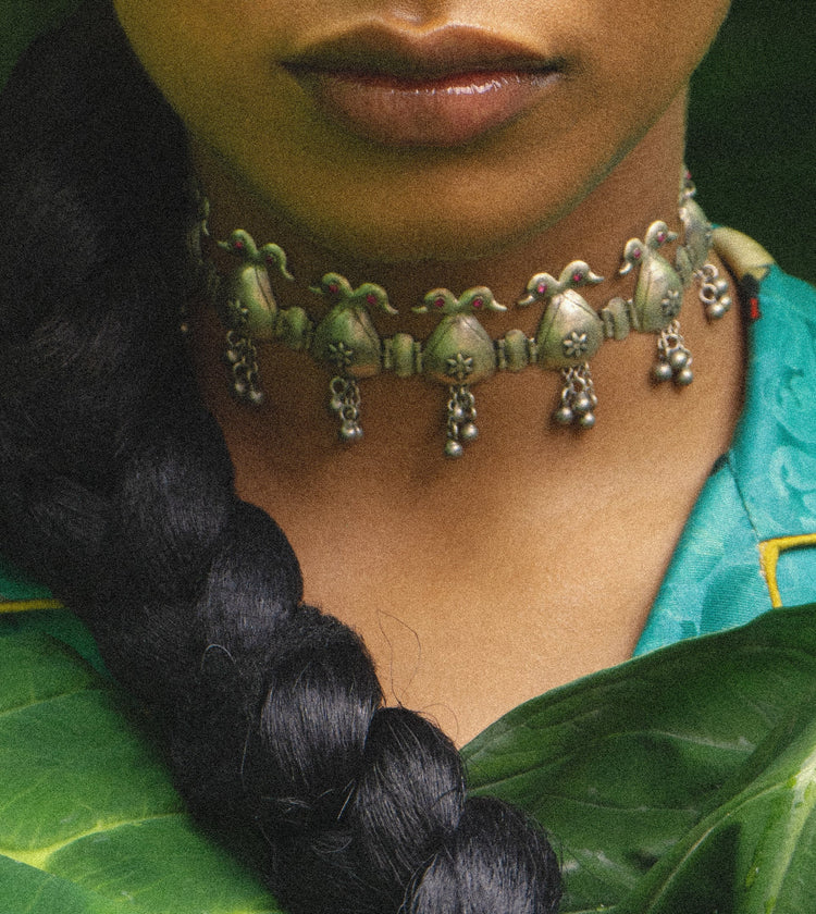 SURAKSHA | सुरक्षा NECKLETS / ARMLETS (IN SILVER)