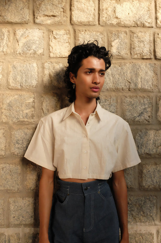 MAYA CROPPED SHIRT