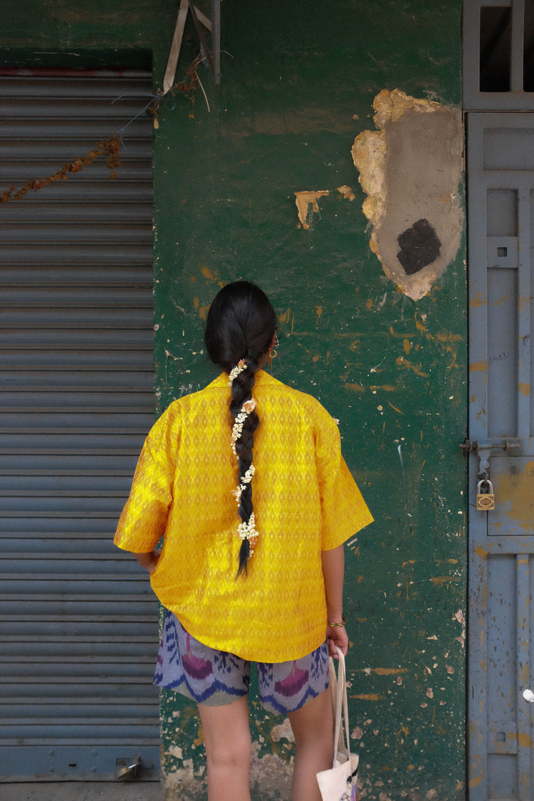 Yellow Ikat Shirt