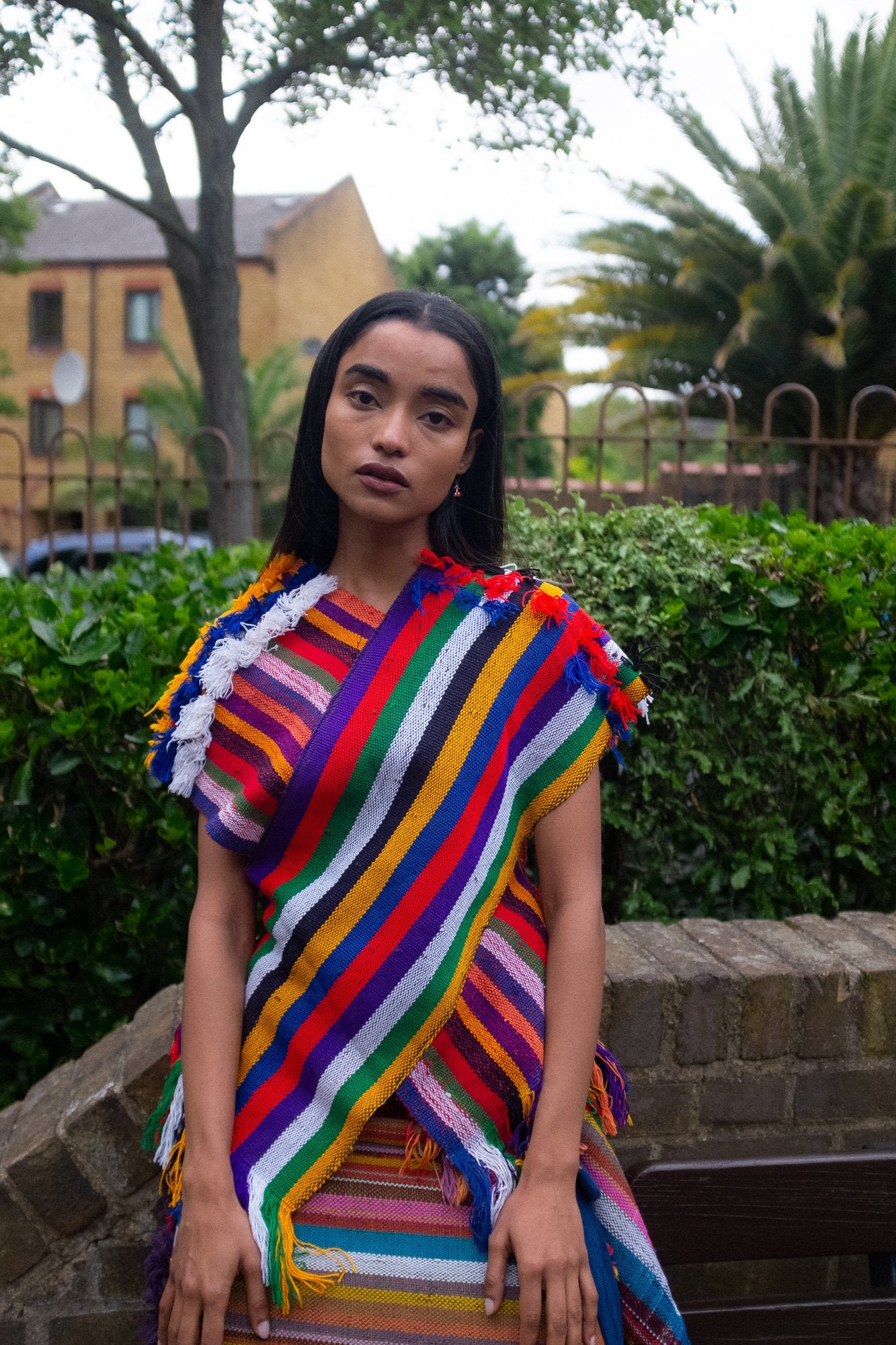 CROSS FRINGED TOP