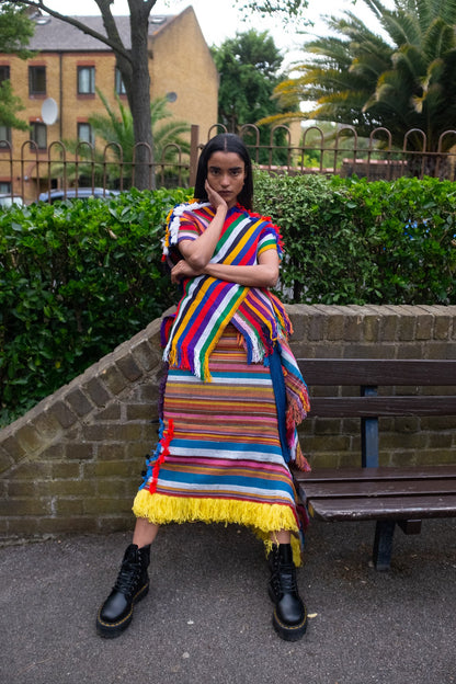 CROSS FRINGED TOP