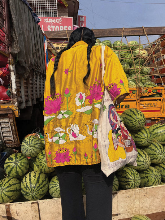 Lotus Kantha Shirt
