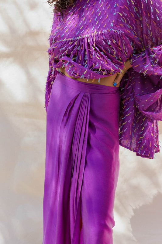 New Sari Wrap Skirt