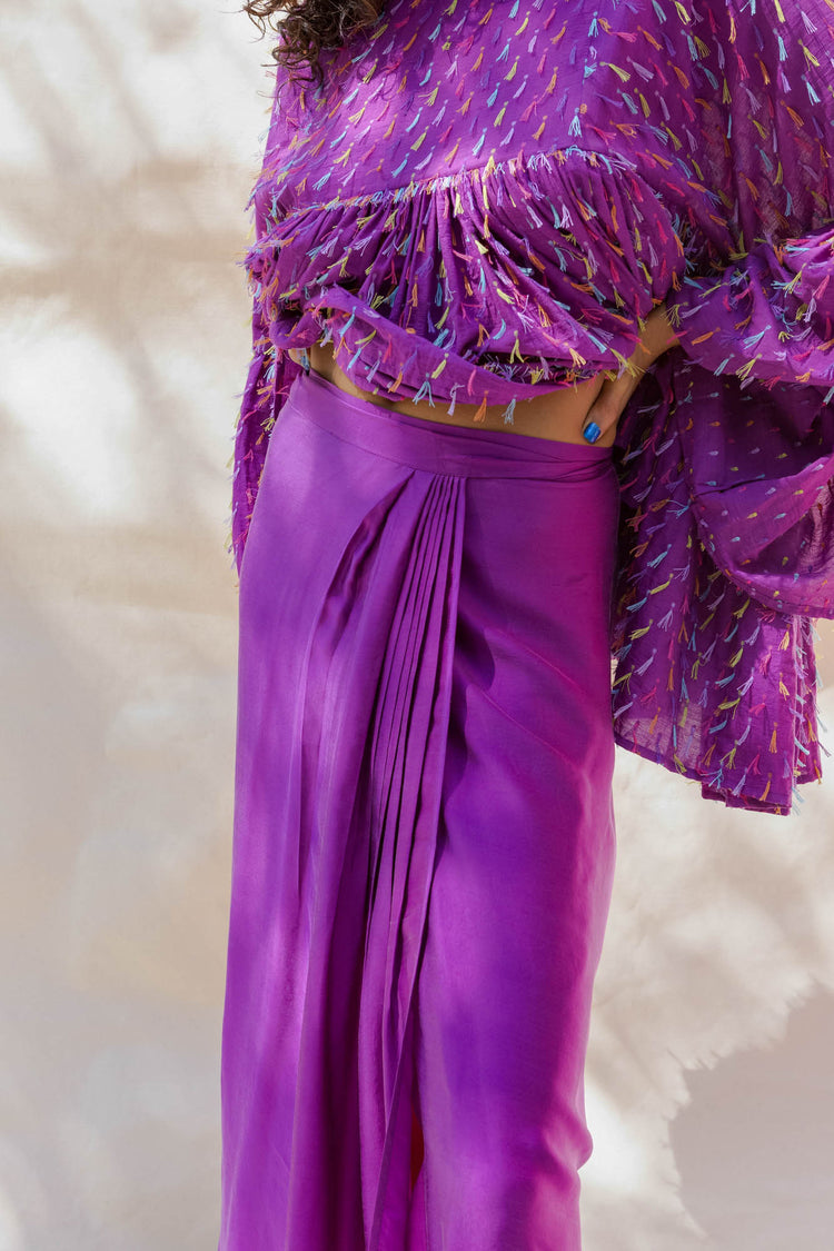 New Sari Wrap Skirt