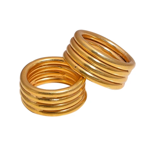 Coil Ring in Gold - Kichu