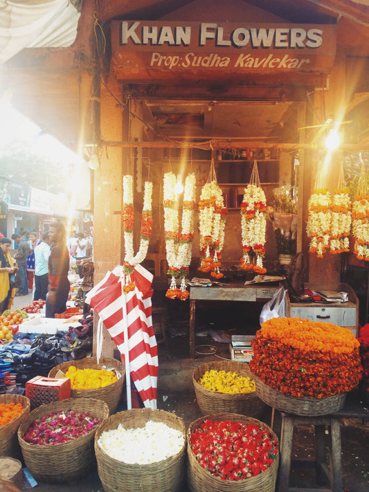 MAPUSA FLOWER MARKET, DEC 2014